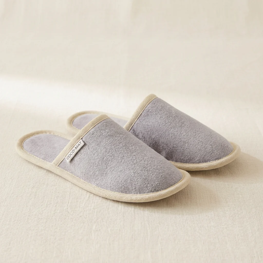 Kiriaki Pantoffeln in Grau von COCO-MAT